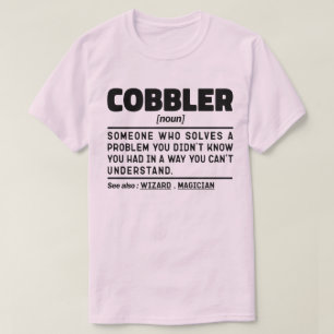 Camiseta Cobbler Noun Engraçado Sapateiro Sobre o Lover Sar