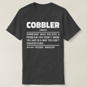 Camiseta Cobbler Noun Engraçado Sapateiro Sobre o Lover Sar