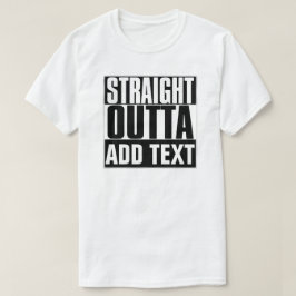 Camiseta COBERTURA DE TEXTO DE ADIÇÃO DE SAÍDA DO hetero