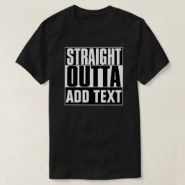 Camiseta COBERTURA DE TEXTO DE ADIÇÃO DE SAÍDA DO hetero