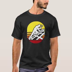 Camiseta Coberturas de Telhados Trabalho de Artesão Telhado