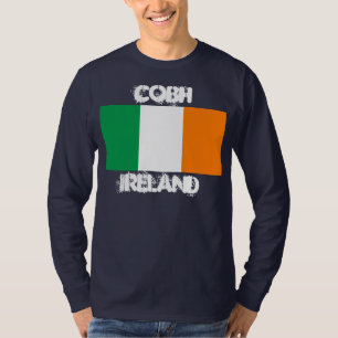 Camiseta Cobh, Ireland com bandeira irlandesa