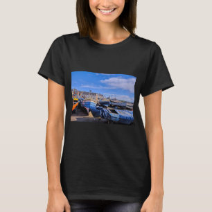 Camiseta Coblertos Tradicionais de Pesca de Northumbrian em