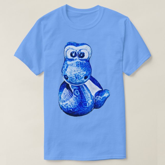 Camiseta Cobra 2 azul charmoso (Frente do Design)