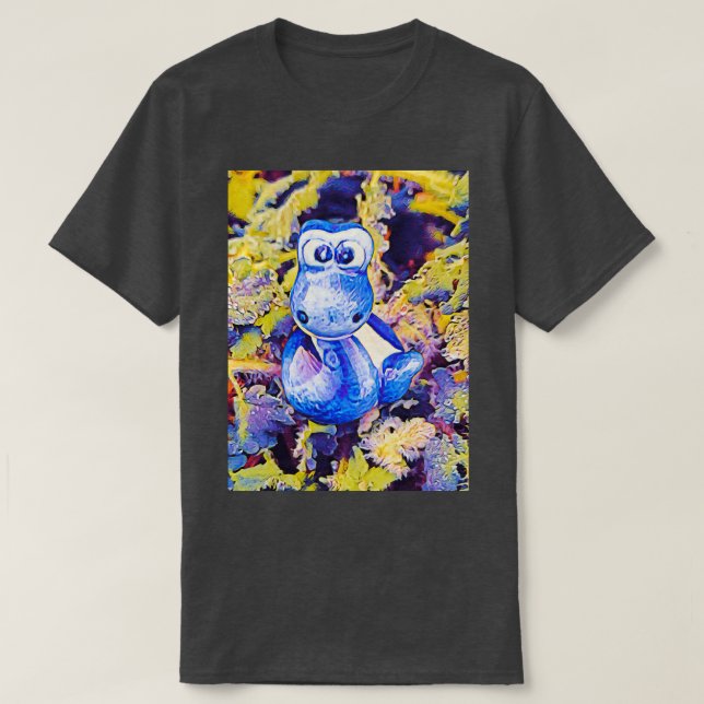 Camiseta Cobra 4 azul charmoso (Frente do Design)