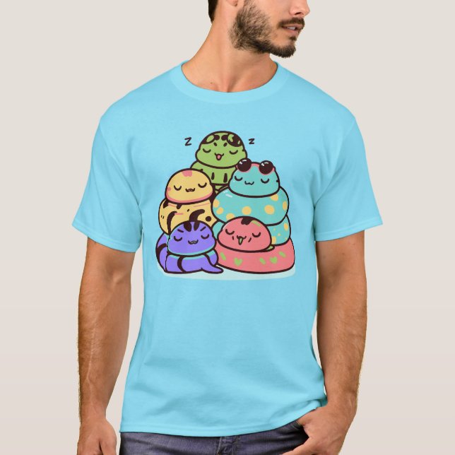 Camiseta cobra adorável (Frente)