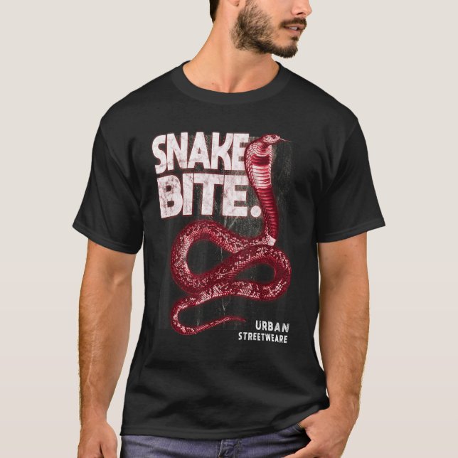 Camiseta Cobra Bite Urban Streetwear (Frente)