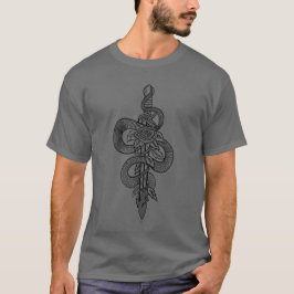 Camiseta Cobra Blade e Rosa de Serpentes Lúcifero