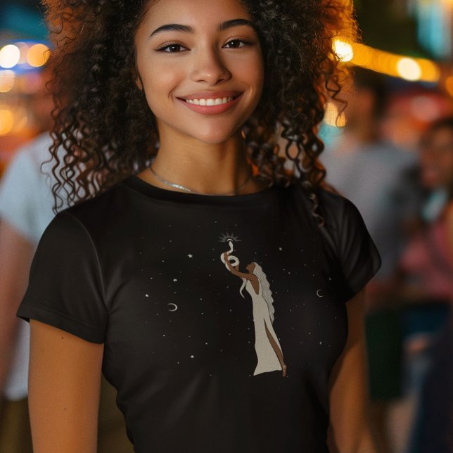 Camiseta Cobra Celestial Deusa (Criador carregado)