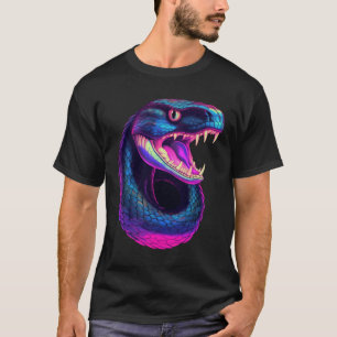 Camiseta Cobra Cobra no estilo estético Vaporwave