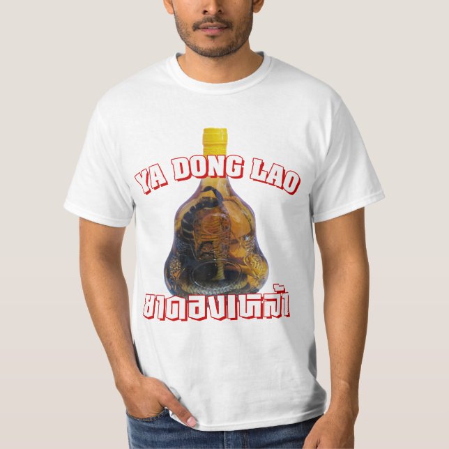 Camiseta Cobra Cobra Vs Scorpion Whiskey ... Yadong Lao (Frente)