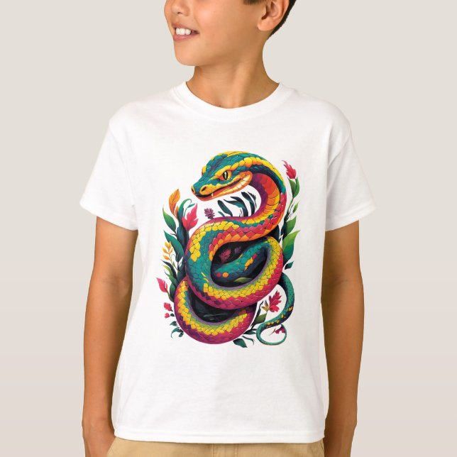 Camiseta Cobra colorido (Frente)