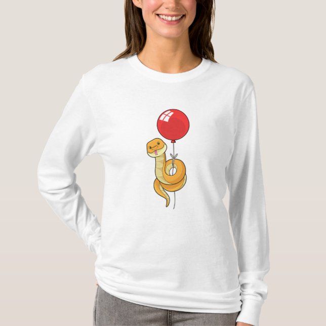 Camiseta Cobra com balão (Frente)