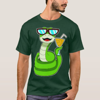 Camiseta Cobra com bebida
