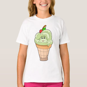 Camiseta Cobra com cone de Sorvete e Cherry