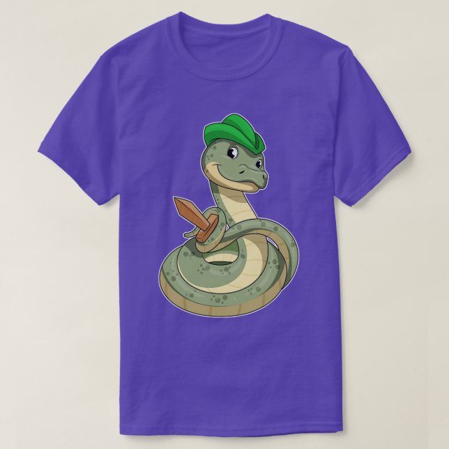Camiseta Cobra com Espada (Frente do Design)