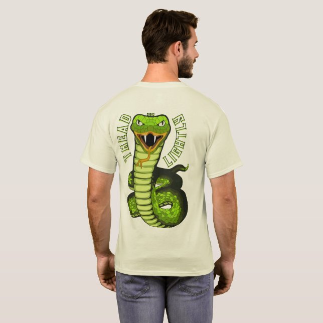 Camiseta Cobra com Fed Ligeiramente Duplo Lado (Parte Traseira Completa)