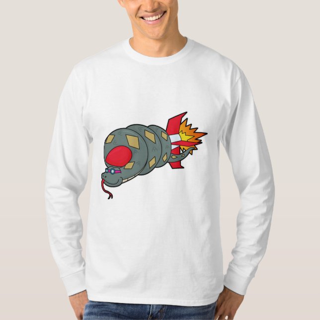 Camiseta Cobra com foguete (Frente)