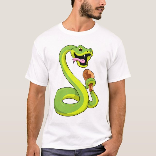Camiseta Cobra com frango (Frente)