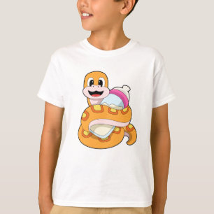 Camiseta Cobra com garrafa de bebê