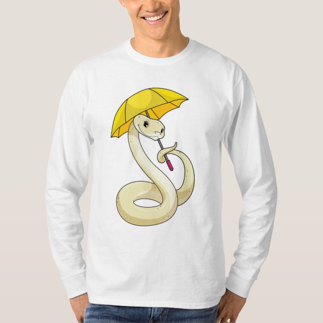 Camiseta Cobra com guarda-chuva (Frente)