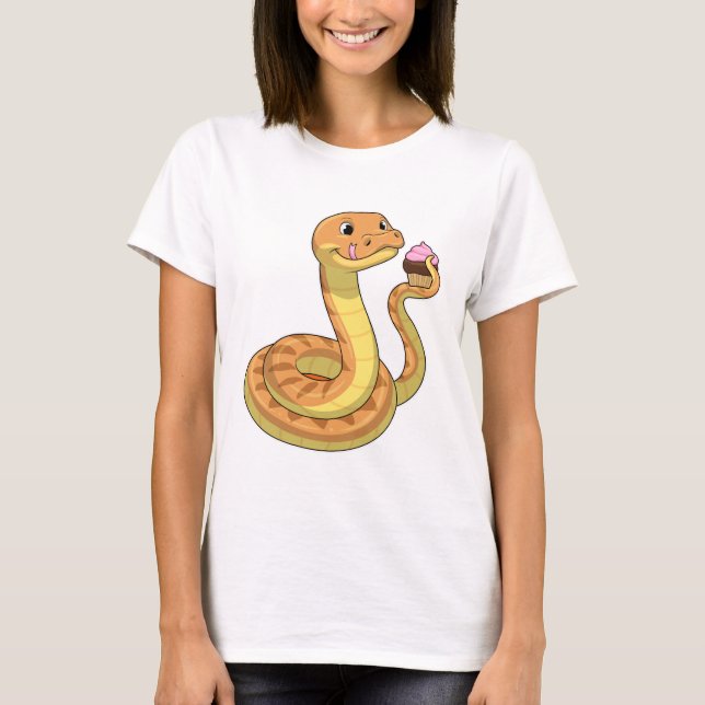 Camiseta Cobra com Muffin (Frente)