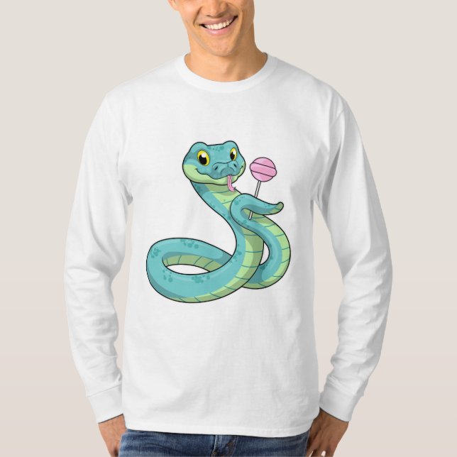 Camiseta Cobra com pirulito (Frente)
