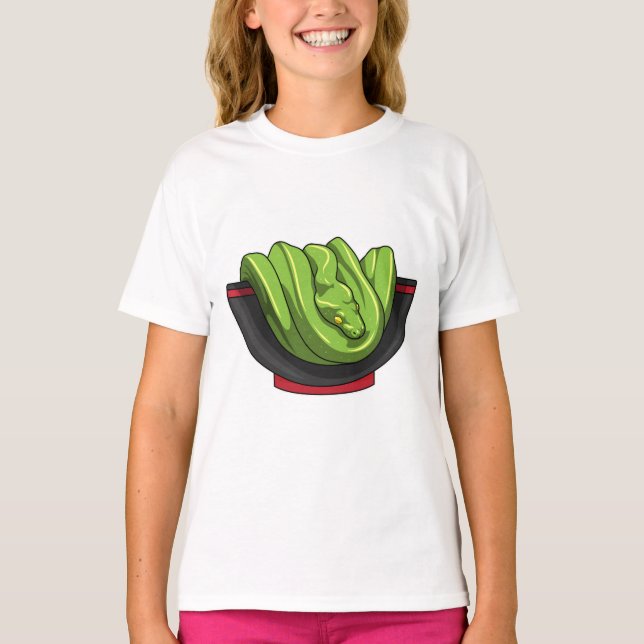 Camiseta Cobra com Ramen Bowl (Frente)