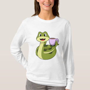 Camiseta Cobra com Taça de Café