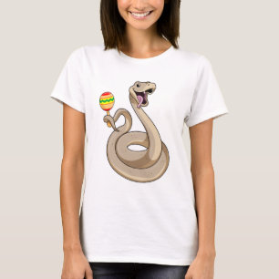 Camiseta Cobra como músico com Maracas
