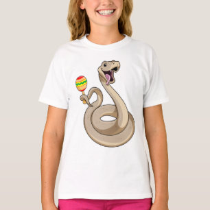 Camiseta Cobra como músico com Maracas