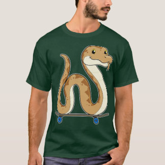 Camiseta Cobra como Patinador com skate