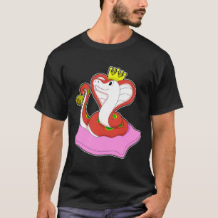 Camiseta Cobra como Rei com Coroa