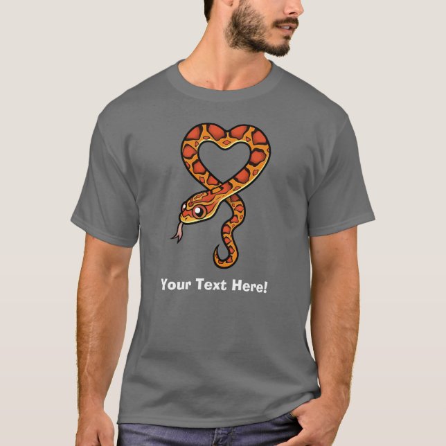 Camiseta Cobra de Desenho Animado (Frente)
