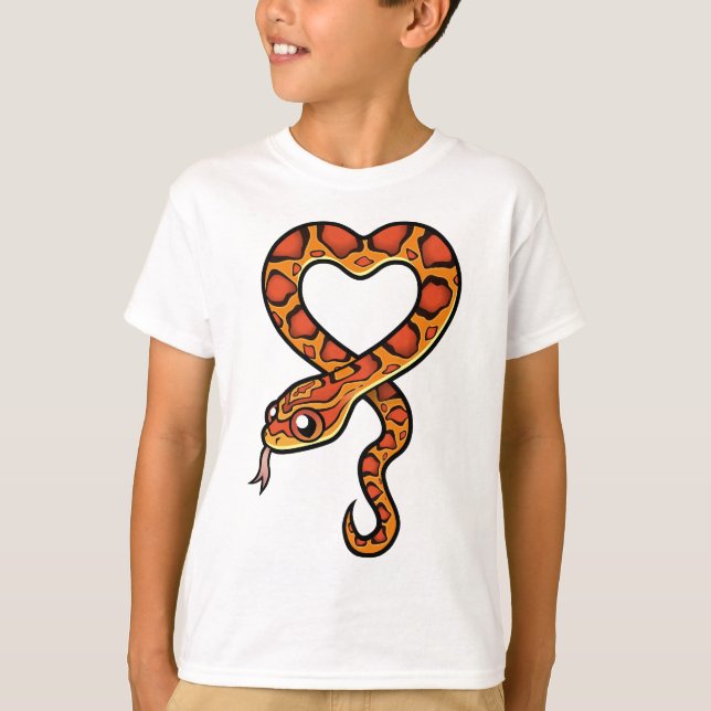 Camiseta Cobra de Desenho Animado (Frente)