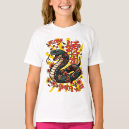 Camiseta Cobra de madeira verde - Ano Novo Chinês