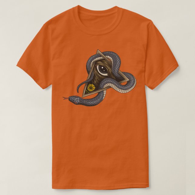 Camiseta Cobra de Mamba Preta 1  (Frente do Design)