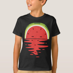 Camiseta Cobra de Melancia Cócica Molde Sunset Fruta de Ver