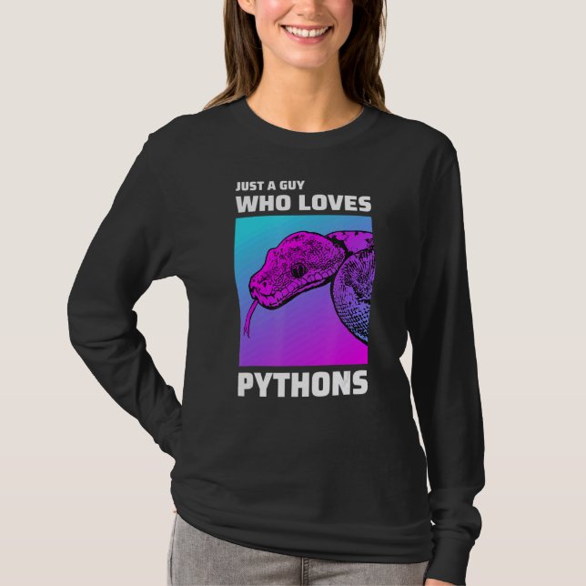 Camiseta Cobra de Mens Ball Python (Frente)