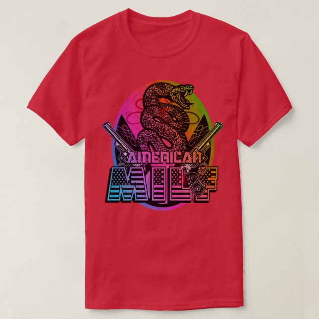 Camiseta Cobra do Milf Americano (Frente do Design)