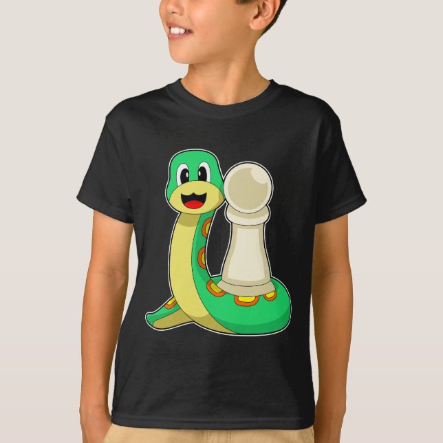 Camiseta Cobra do Peão de Xadrez (Frente)