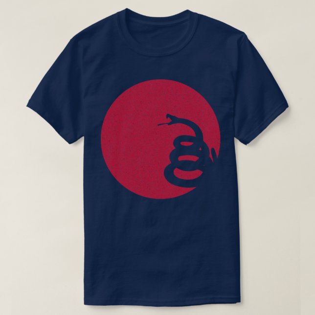 Camiseta Cobra do Sol Minimalista Gadsden (Frente do Design)