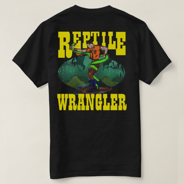 CAMISETA COBRA DO WRANGLER DO RÉPTIL (Verso do Design)