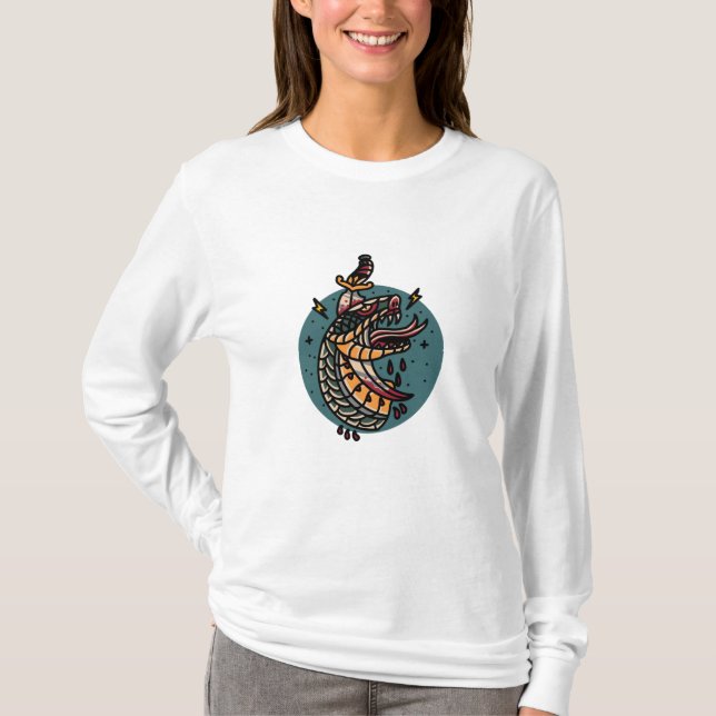 Camiseta Cobra e Dagger (Frente)