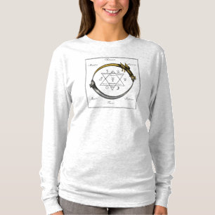 Camiseta Cobra e dragão Ouroboros
