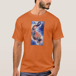Camiseta Cobra e Turtle qigong design -