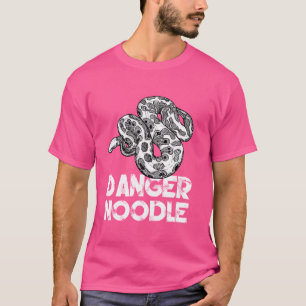 Camiseta Cobra engraçado - Ball Python T-shirt Danger Noodl