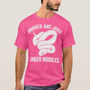 Camiseta Cobra Engraçado São Apenas Noodles Perigosos1