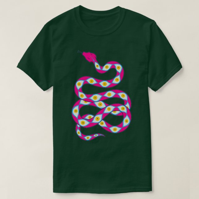 Camiseta Cobra etérica (Frente do Design)