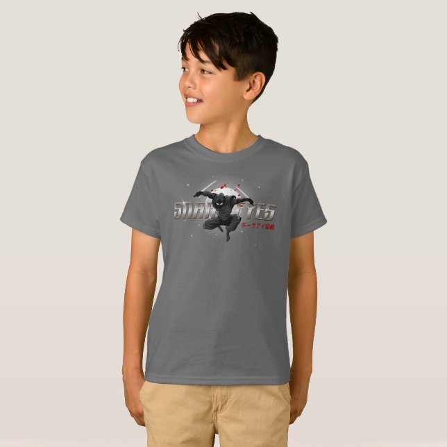 Camiseta Cobra Eyes Ninja | Crianças (Frente Completa)